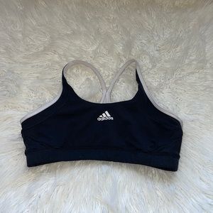 Adidas Sports Bra | Reversible Unlined Size Small | Yoga Strength Training